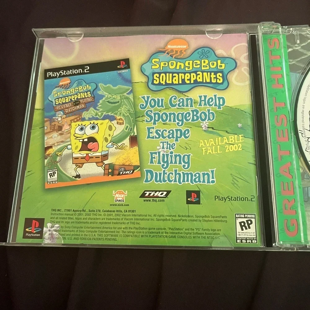 PlayStation SpongeBob SquarePants Supersponge Game - Picture 8 of 8